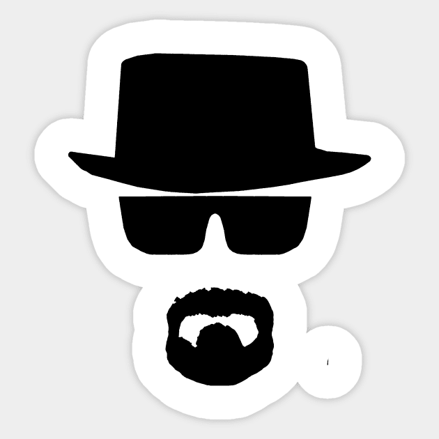 Heisenberg Sticker by geeklyshirts